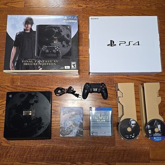 Sony Other - Sony PlayStation 4 PS4 Final Fantasy XV 15 Luna Edition Console System Steelbook